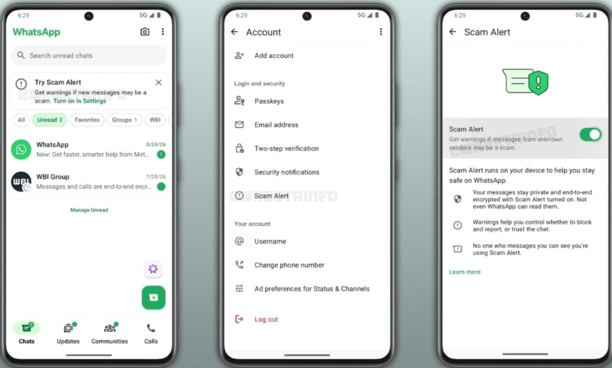 WhatsApp’ın Dolandırıcılık Uyarısı bazı Android beta kullanıcılarına açıldı