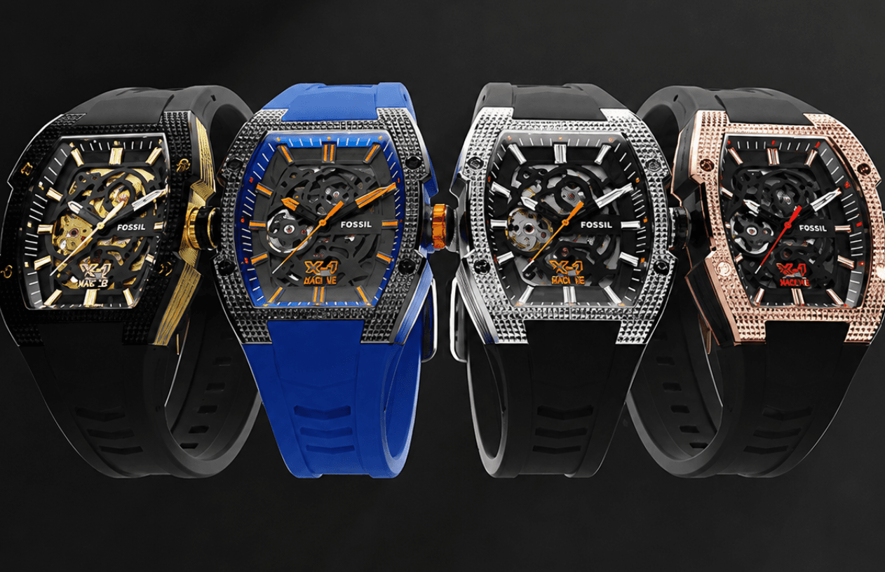 Fossil Machine X-1 açık mekanizması ve yarış tasarımıyla tanıtıldı