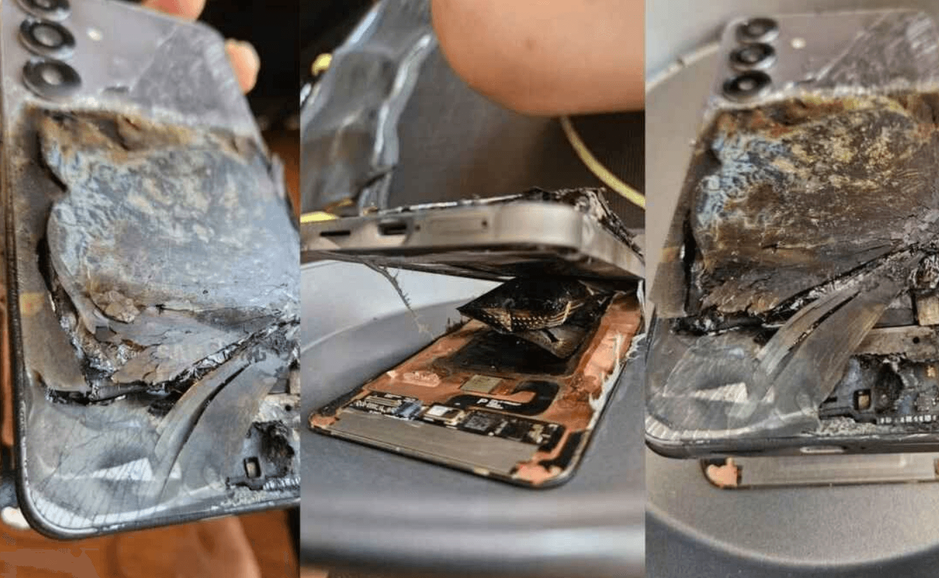 Galaxy S25+ şarj sırasında alev aldı: Samsung batarya hasarını düşmeye bağladı