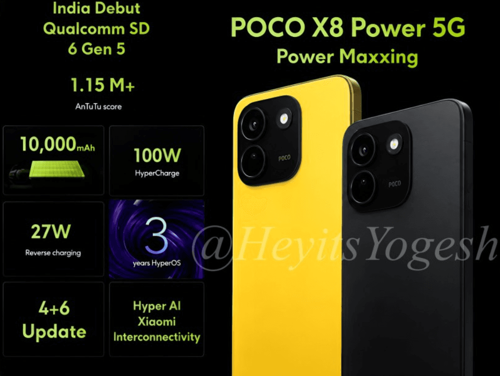 Poco X8 ve X8 Power özellikleri sızdırıldı