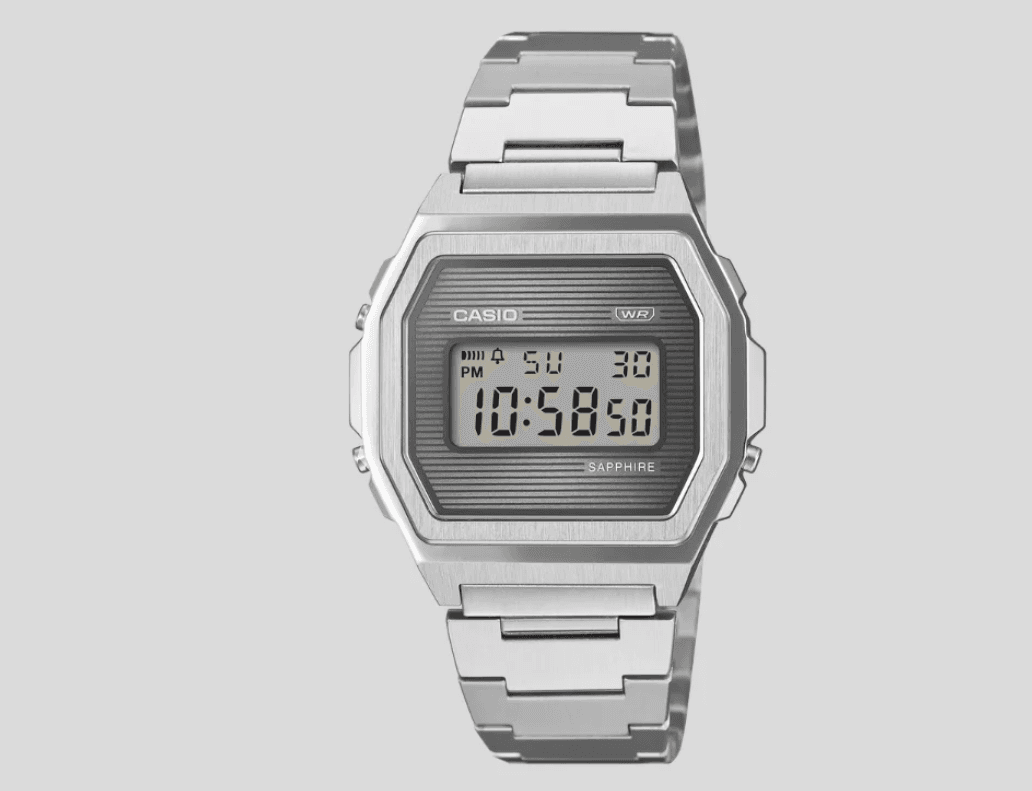 Casio, safir camlı premium Vintage A1000SP-7 dijital saatini satışa sundu
