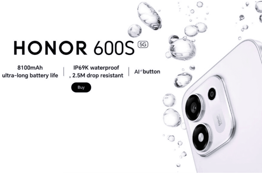 HONOR 600s Hong Kong’da tanıtıldı: 8.100 mAh pil ve IP69K koruma