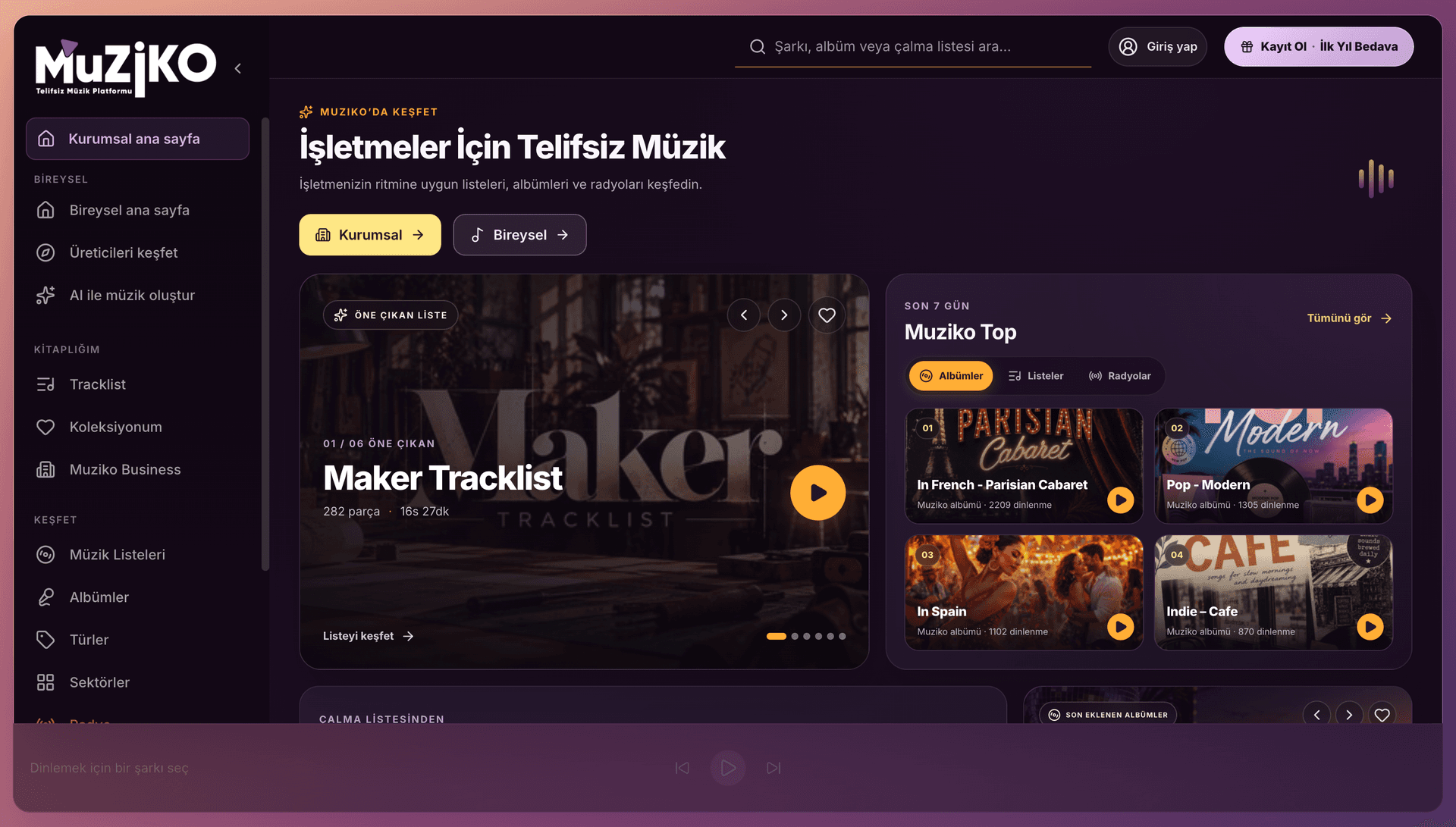 Türkiye’deki İşletmelere Yeni Nesil Müzik Deneyimi: Muziko, 25 Bini Aşkın Müzik Seçeneğiyle İşletmelerin Yanında
