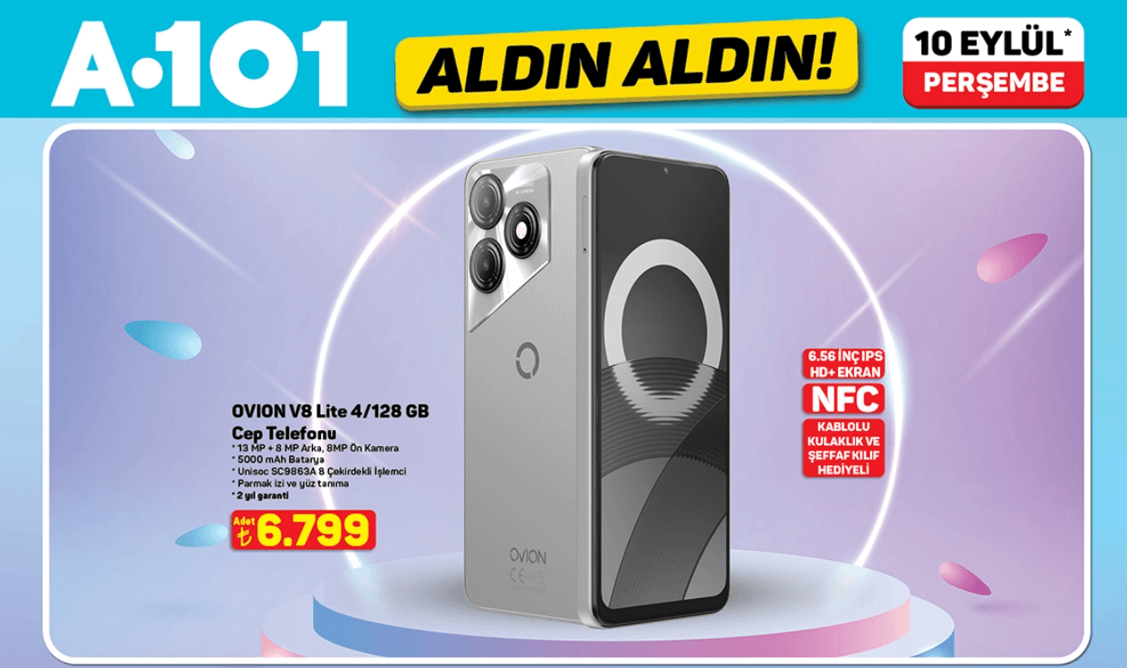 A101 10 Eylül 2026 kataloğu: 70 inç Samsung TV 45.999 TL’ye geliyor