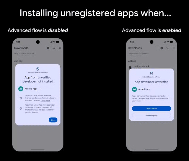 Google’ın yeni Android yan yükleme sistemi erken kullanıma açılıyor