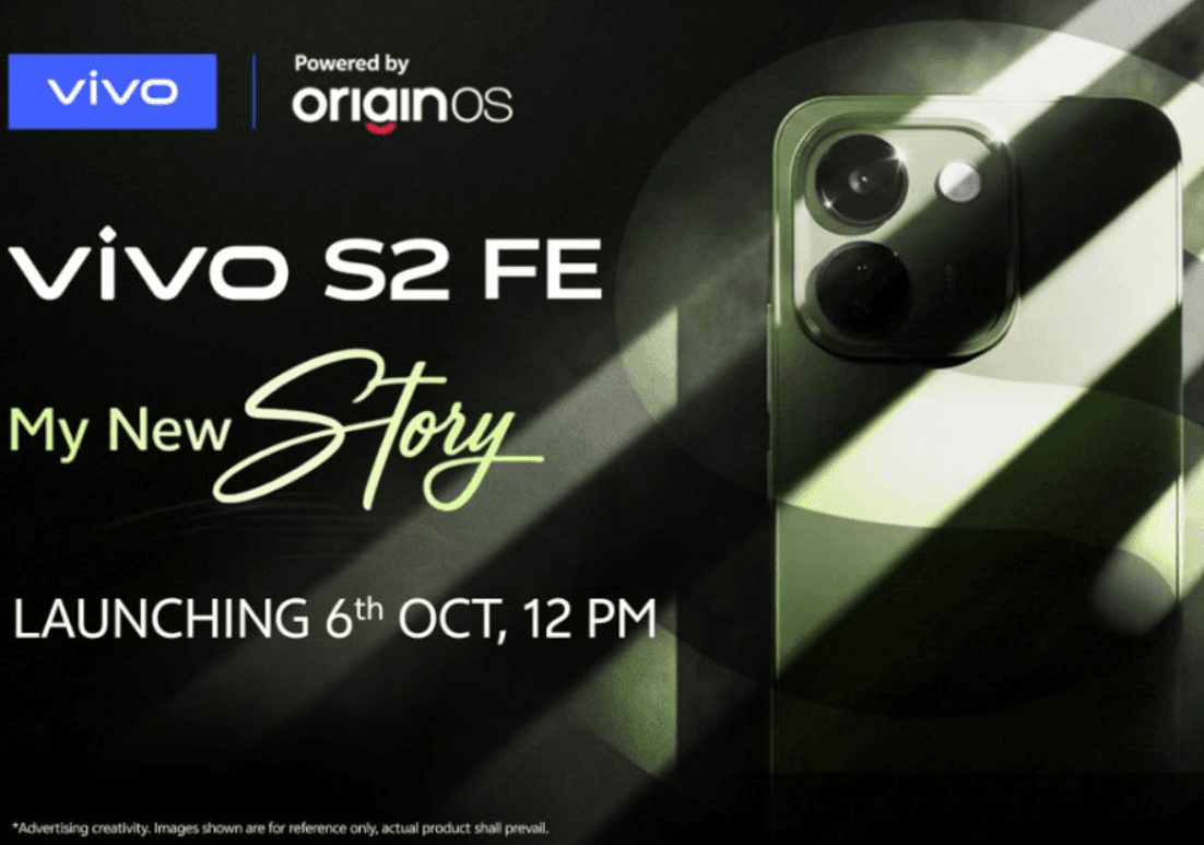 vivo S2 FE 6 Ekim’de Hindistan’da tanıtılacak
