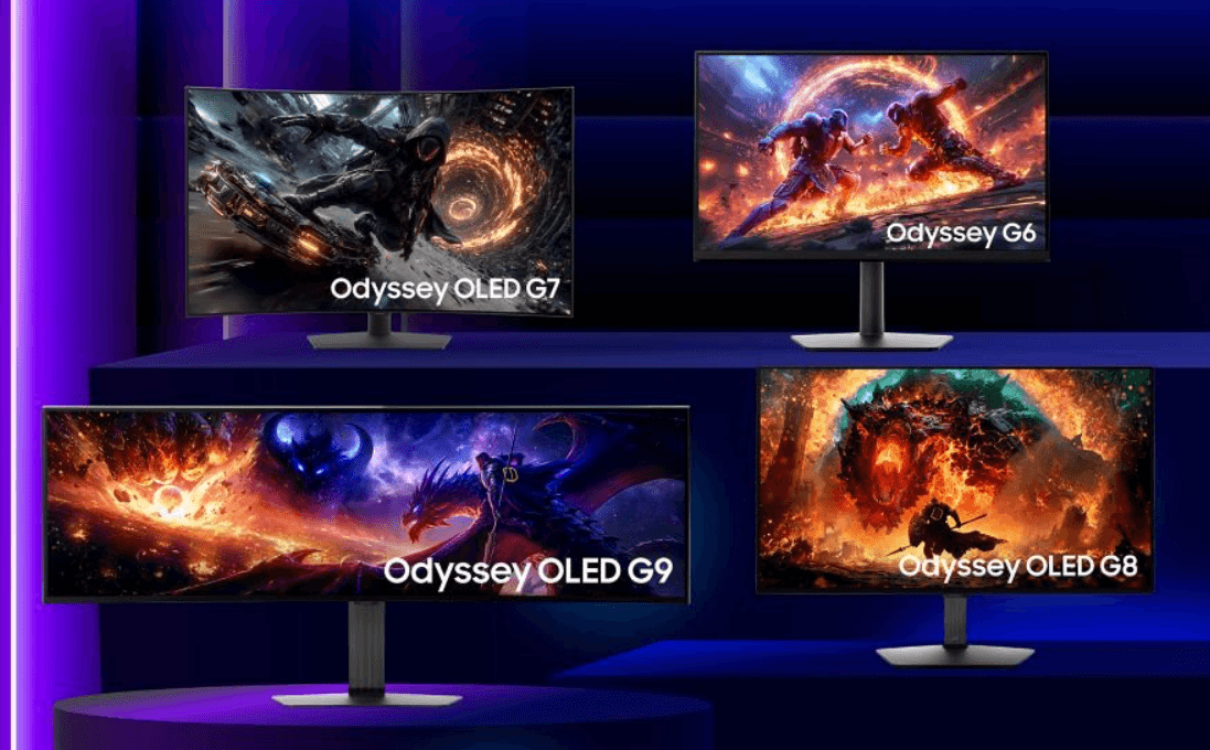 Samsung 2027 Odyssey OLED G9, G8, G7 ve G6 modellerini duyurdu