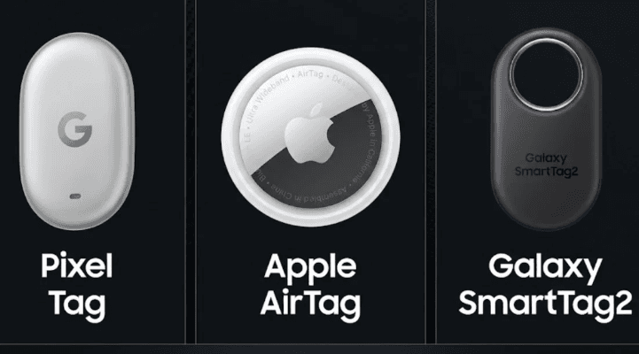 Pixel Tag, AirTag ve Galaxy SmartTag2 karşılaştırması