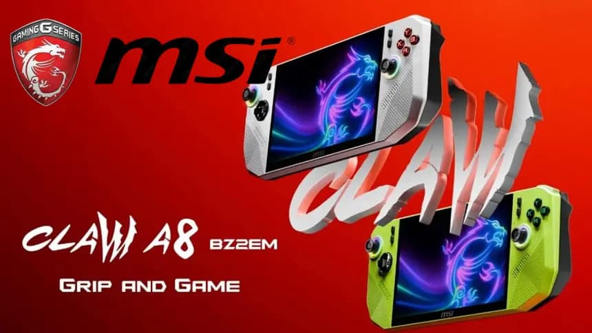 Msi Claw A8 El Konsolu Computex 2025'te Z2 Extreme İşlemcisiyle Tanıtıldı