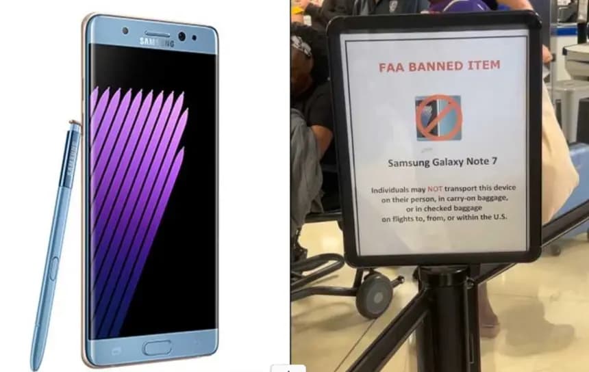 ABD havaalanlarında Samsung Galaxy Note 7 korkusu bitmiyor