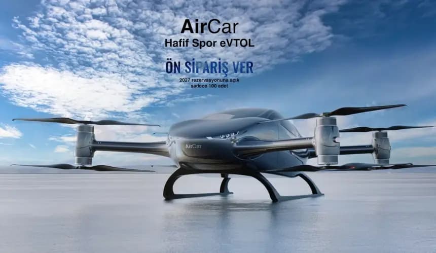 Uçmak artık hayal değil: Aircar ön siparişe açıldı