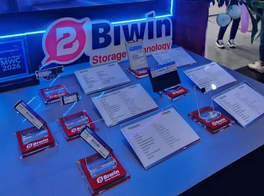 Biwin, Computex 2026'da yeni SSD ve DDR5 ürünleriyle vitrine çıktı