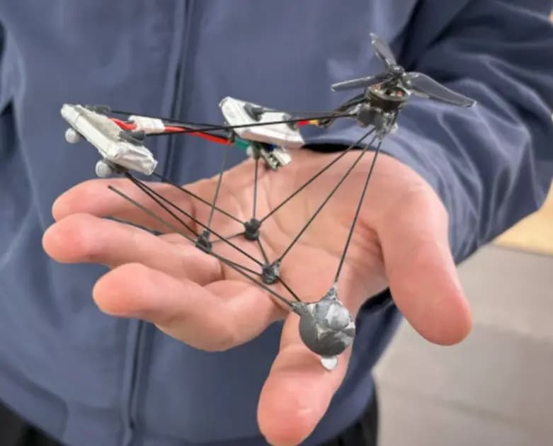Bu dönen drone, görsel bir yanılsamayla göz önünde saklanıyor