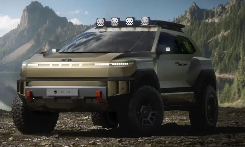 Yeni Crater konsepti Hyundai’nin SUV planlarında güçlü bir yön değişikliği sinyali verdi