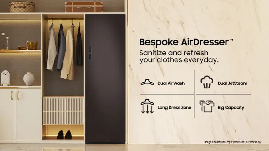 Samsung yeni nesil Bespoke Airdresser modelini tanıttı