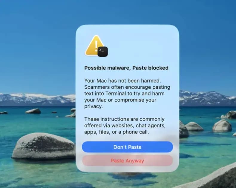 Apple’dan yeni güvenlik hamlesi: Terminal üzerinden yapılan saldırılara karşı uyarı sistemi