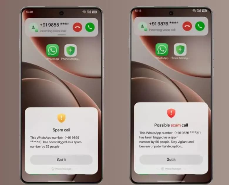 ColorOS Mayıs 2026 güncellemesi WhatsApp arama tanımlama ve spam engelleme özelliklerini getiriyor