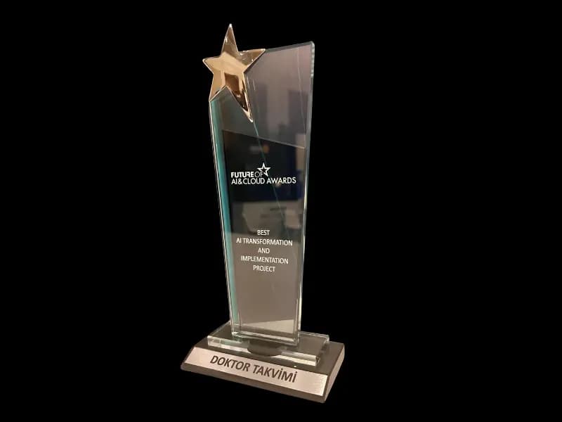 DoktorTakvimi  Future of AI &amp; Cloud Awards’ta ödül aldı
