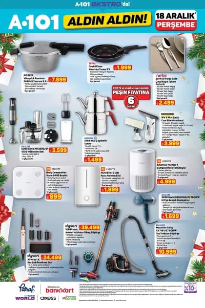 A101 marketler Dyson Airwrap ve Dyson V15 Detect kablosuz dikey süpürge satacak