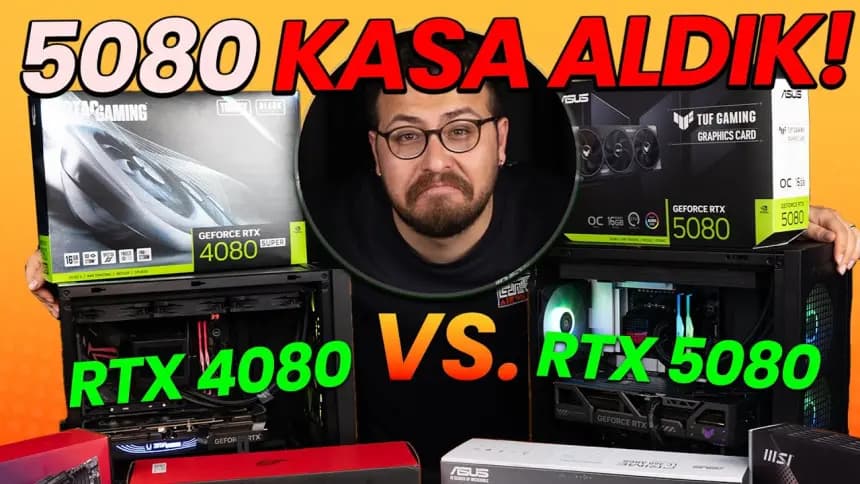 RTX 5080 KASA TOPLADIK VE YİNE AMD İŞLEMCİ ALDIK! KAÇ PARA?
