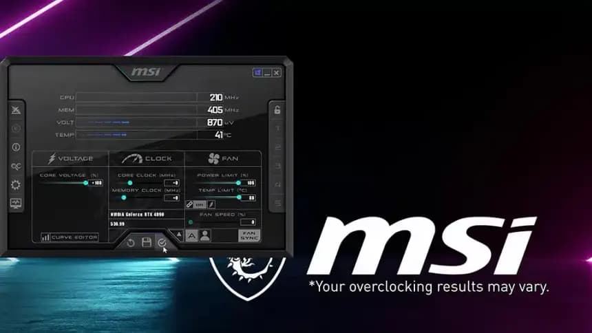 MSI Afterburner: GPU Overclock ve Performans Takibi İçin En İyi Yazılım