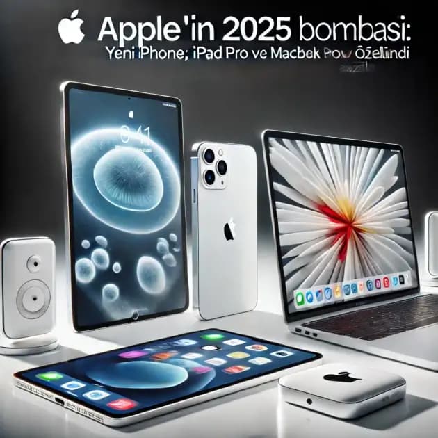 Apple’ın 2025 Bombası: Yeni iPhone, iPad Pro ve MacBook Özellikleri Açıklandı!