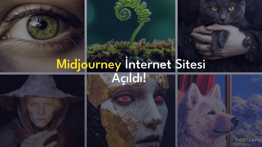Midjourney İnternet Sitesi Açıldı!