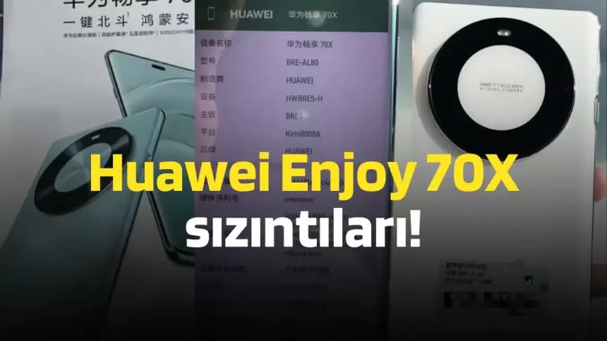 Huawei Enjoy 70X: Orta Segmentte Yeni Bir Standart