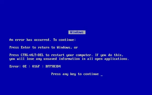 Blue Screen (Mavi Ekran) Hatası: Nedenleri ve Çözüm Yolları