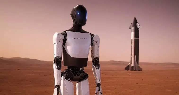 Optimus 2026'da Mars'a Gidecek!