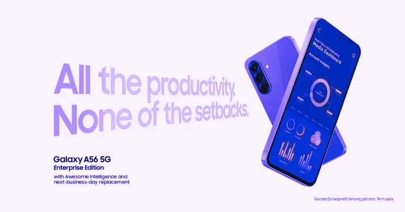 Samsung, Galaxy A56 Enterprise Edition İçin Yaratıcı Kampanya Başlattı