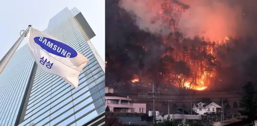 Samsung’dan Yangın Felaketine Karşı Anlamlı Bağış