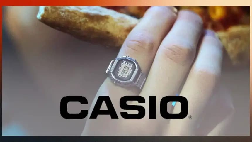 Casio’dan İlk Dijital Yüzük Saat: CRW-001-1ER
