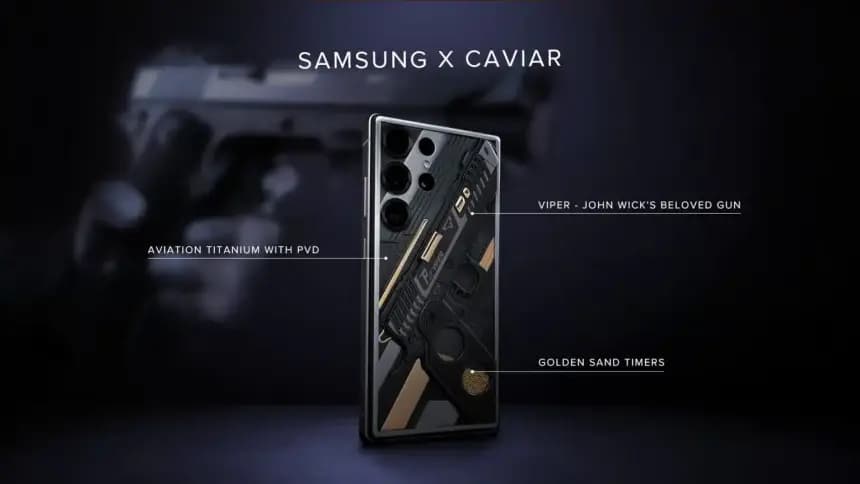 Caviar, John Wick Temalı 9.000 Dolarlık Galaxy S25 Ultra Üretti