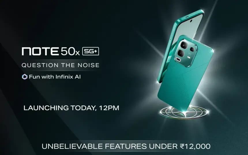 Infinix Note 50x 5G+ Hindistan’da Satışta: Dimensity 7300 Ultimate ve AI Destekli Kamera Özellikleriyle Dikkat Çekiyor