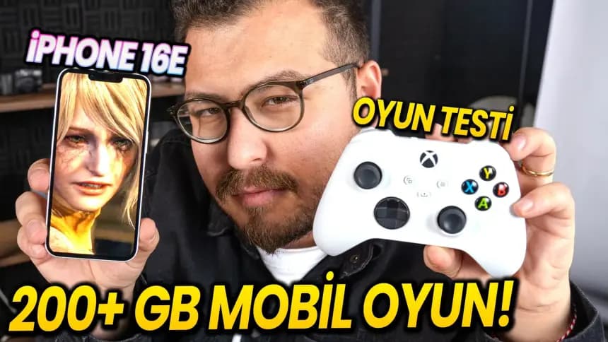 YENİ İPHONE 16e'yi EN ZOR OYUNLARDA ZORLADIK!