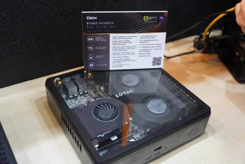 ZOTAC, Masaüstü RTX 5060 Ti GPU’lu Dünyanın İlk Mini PC’sini Tanıttı