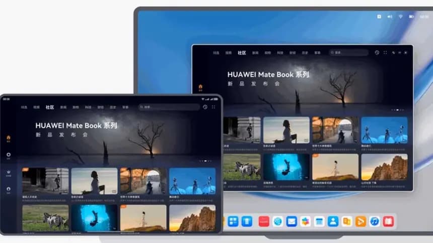 Huawei HarmonyOS PC Deneyimini Yepyeni Bir Seviyeye Taşıyacak