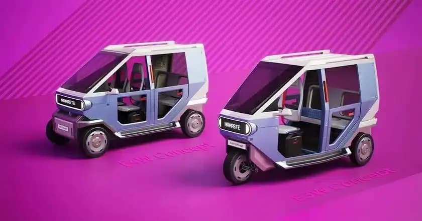 Hyundai’den Hindistan’a Özel Elektrikli Rikşa: E3W Ve E4W Konseptleri Tanıtıldı