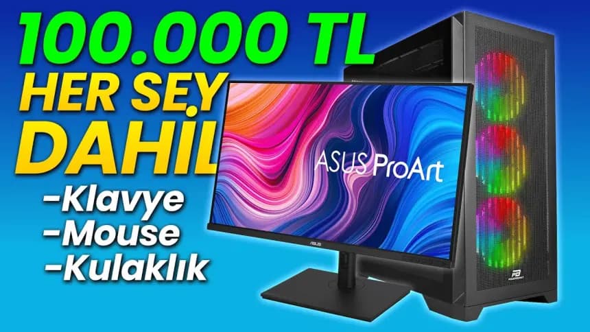 100.000 TL Her Şey Dahil Tasarımcılar İçin PC Setup Topladık!