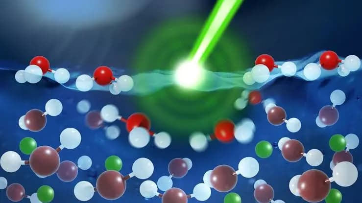 Ultrahızlı Lazer, Sıvılardaki Görünmez Elektrik Katmanlarının Oluşumunu Ortaya Çıkardı