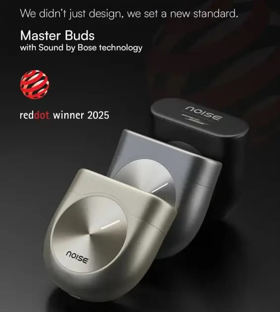 Noise Master Buds, Red Dot Design Award 2025 Kazandı: Hint Tasarımının Küresel Zaferi