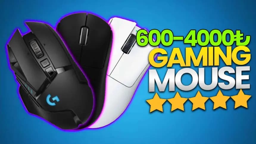 AMAZON'un EN SEVİLEN OYUNCU MOUSELARI (600 TL - 4000 TL)