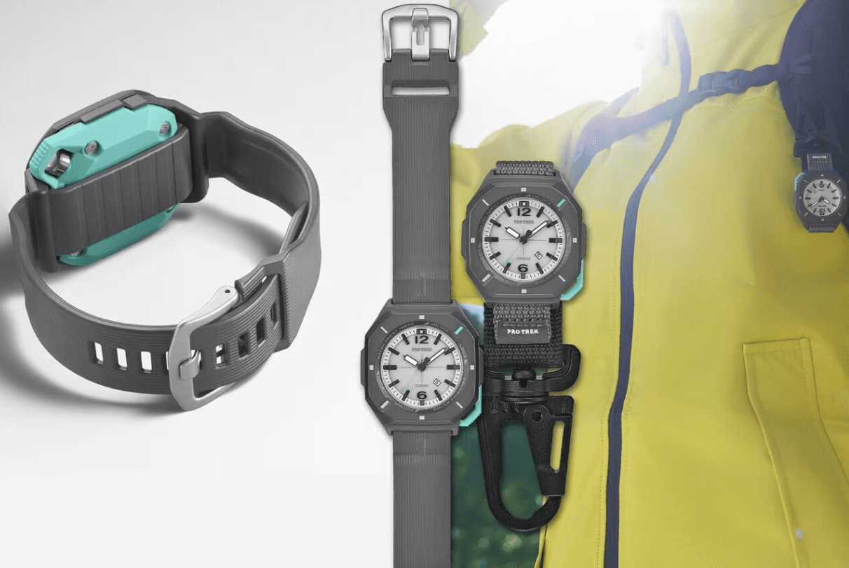 Casio Pro Trek PRJ01AE-8 ABD’de satışa çıktı: Güneş enerjili ve karabinalı