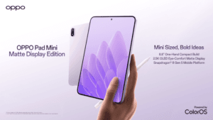 Oppo Pad Mini Hindistan'da Tanıtıldı: Snapdragon 8 Gen 5 ve 8.8 inç 144Hz OLED Ekranla Geliyor