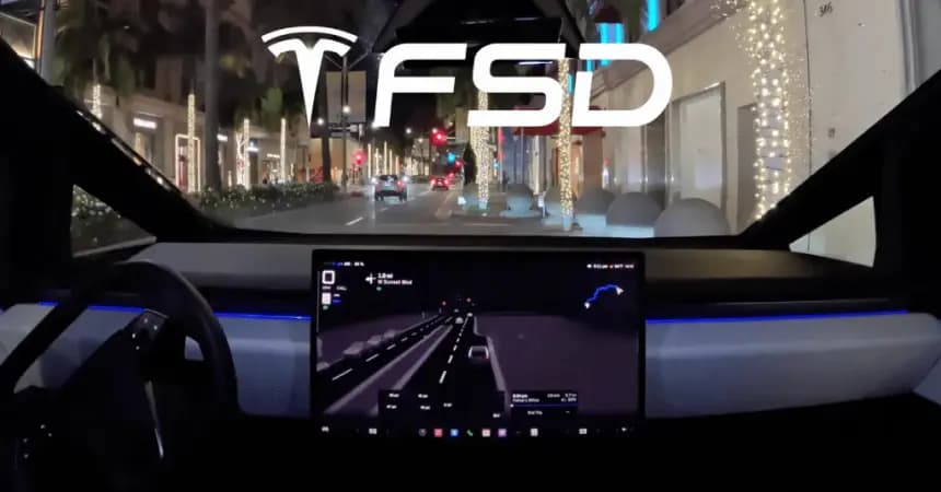 Avrupa yollarında bir yapay zeka şoförü olarak Tesla FSD Supervised Sistemi