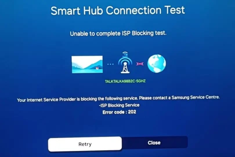 Samsung akıllı TV’lerde 202 hatası endişe yaratıyor