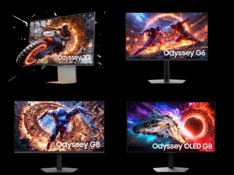 Samsung dünyanın ilk 6K 3D ve 1040 Hz oyun monitörlerini piyasaya sürdü