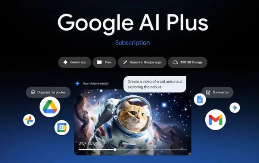 Google AI Plus Hindistan’da 200 GB bulut depolamalı AI planı başlatıyor