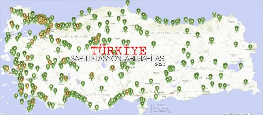 Büyükşehirlerde elektrikli araç şarj istasyonları hızlı yükseliyor, toplam sayı 33 bini aştı!